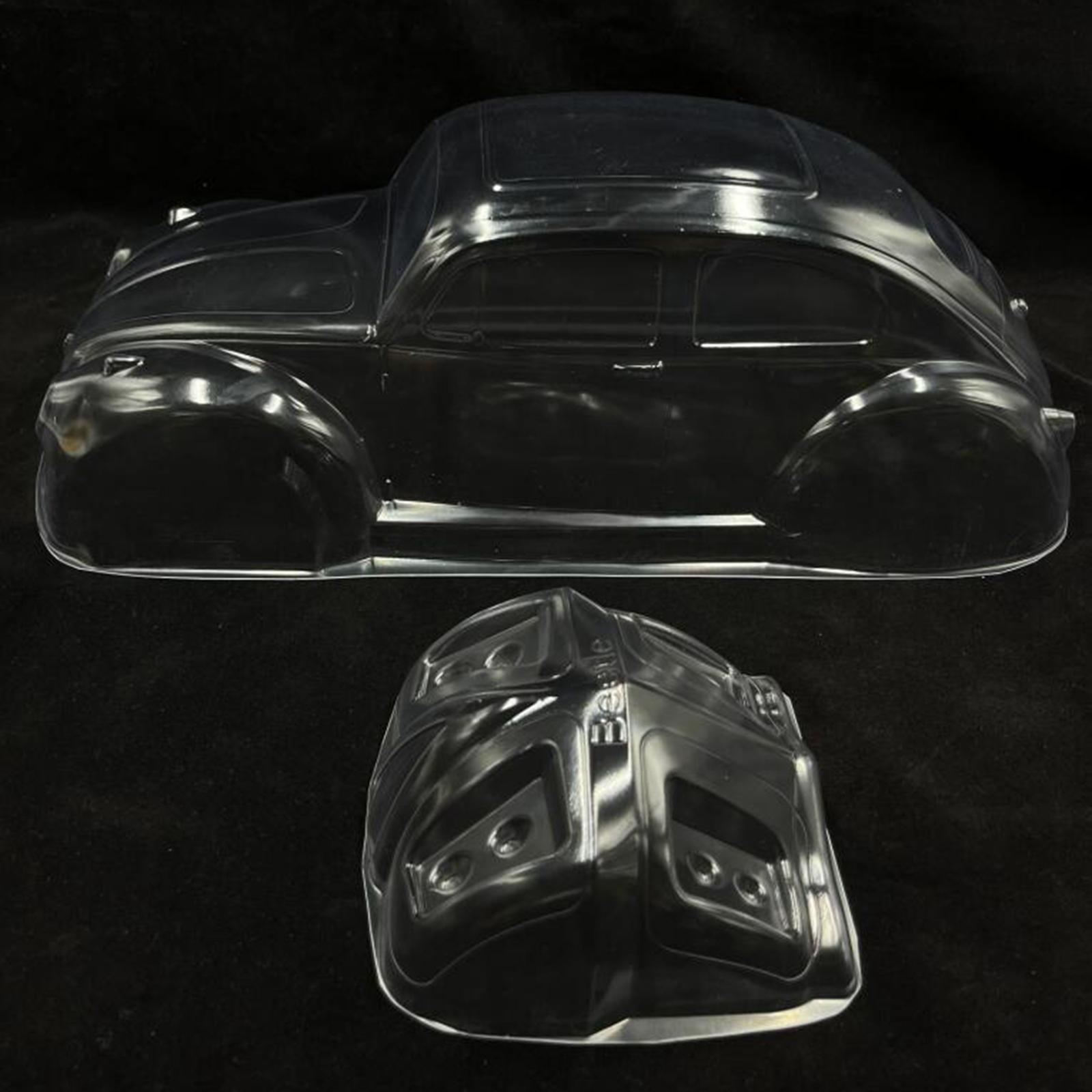 Rc Crawler Body Shell Clear 313Mm - 1/10スケールのRCカー用ボディシェルフレーム。クローラー型トラック用。ホイールベース313mm。透明PC素材。DIYアップグレード用アクセサリー。