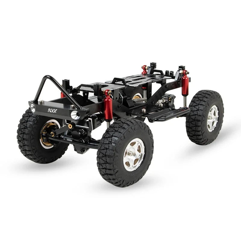 Metal Chassis Frame Rc Crawler - Kyx-金属製レーシングシャーシフレーム,アップグレードキット,1:24 rcカーアクセサリー,アキシャルscx24 90081