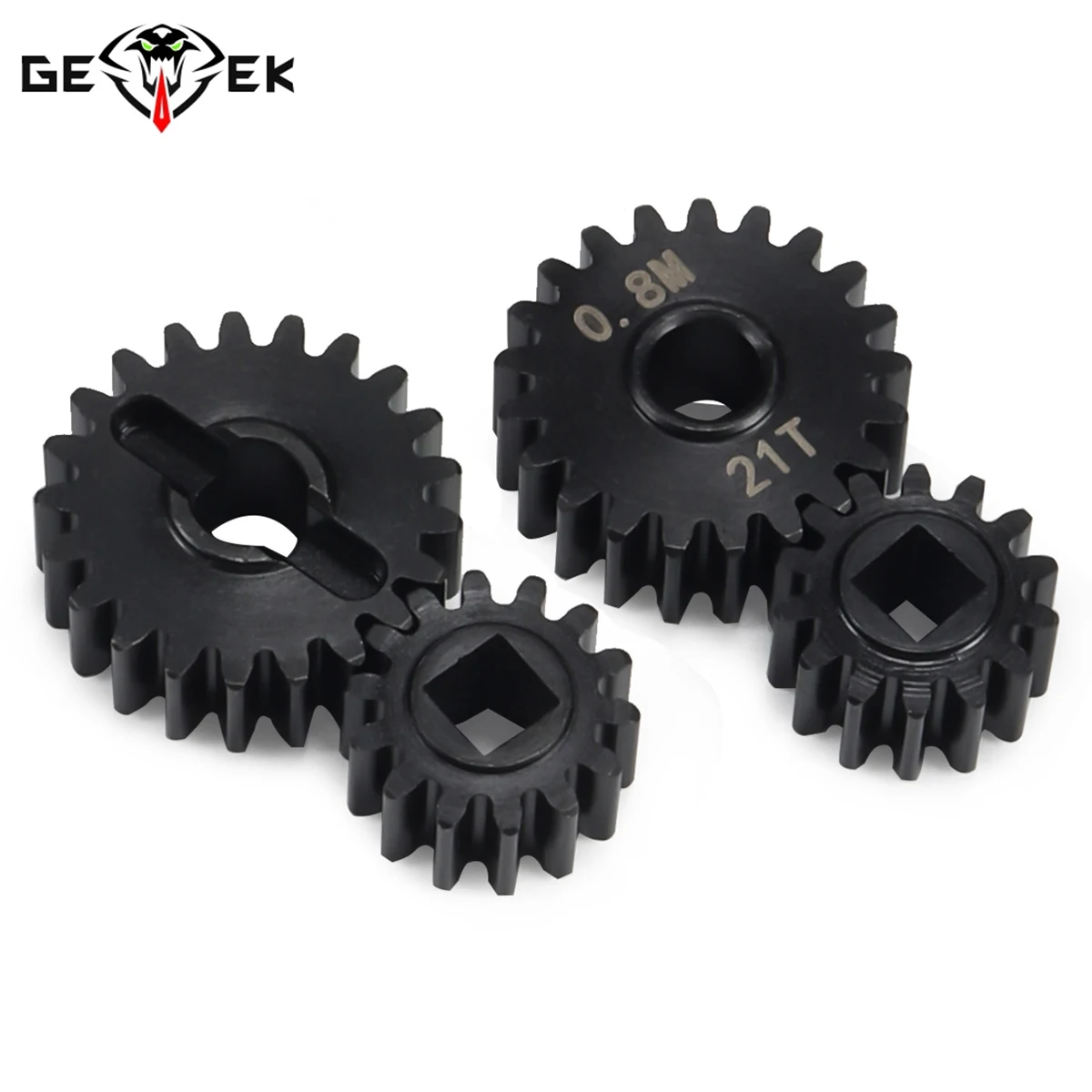 Portal Axle Metal Set Scx10 - 0.8/12T/21t/14t (Focra F9/scx10 III45pアクスルアップグレード用) エンジン用の頑丈なプラスチックポータル
