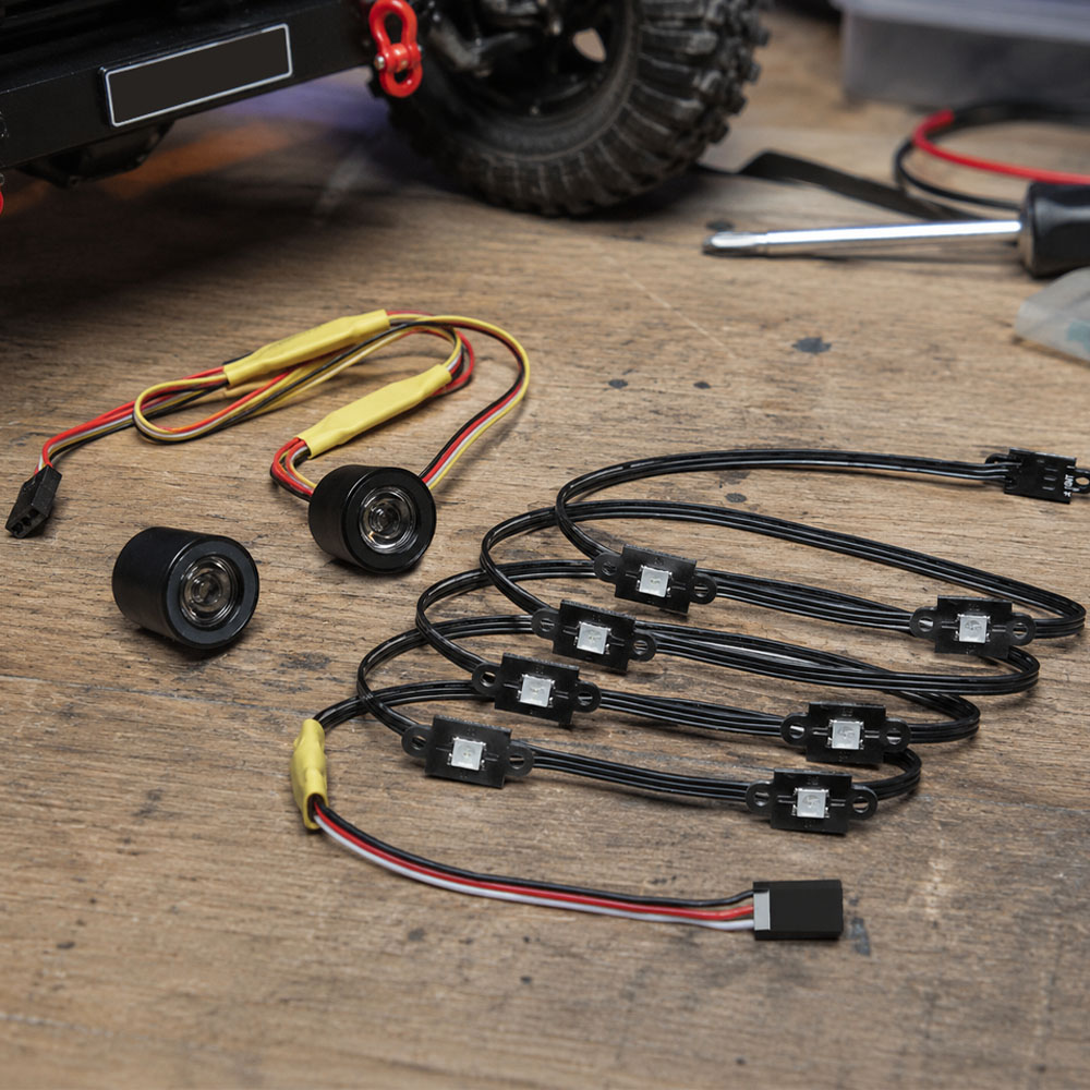 Rc Crawler Led Light Kit Controller - OGRC LED ライトキット ヘッドライト エンジェルアイ 12