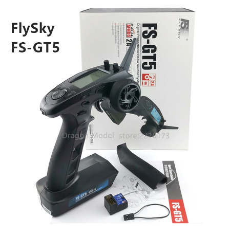 Rc Car Transmitter Receiver 6 Channel - FlySky FS-GT5 FS-BS6 6CH レシーバー付き FS