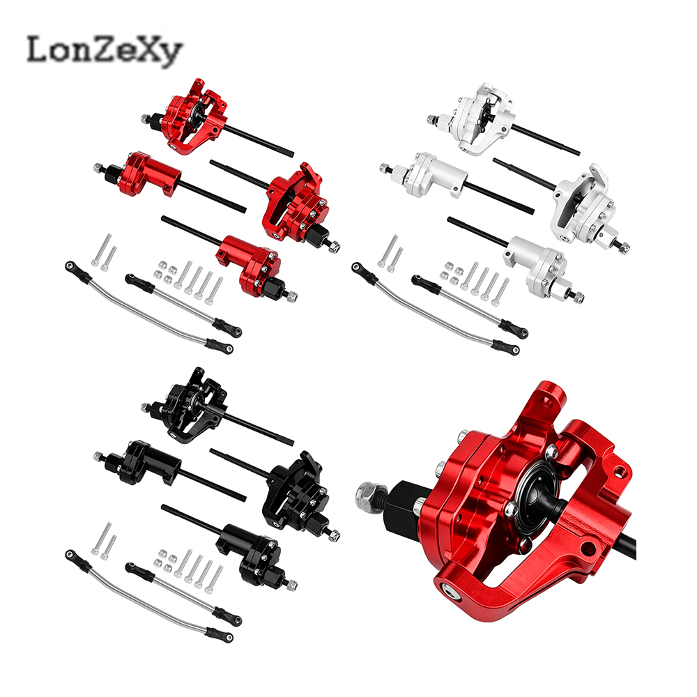 Portal Axle Metal Set Scx10 - メタルAR44ポータルアクスル リア/フロント-リアアクスルセット 1/10 Axial SCX10 II