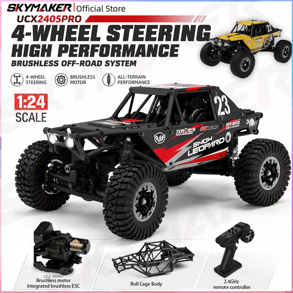 Rc Rock Crawler Rtr Brushless - UDIRC 1/24 UCX2405 UCX2405PRO 4WD RCロッククローラー