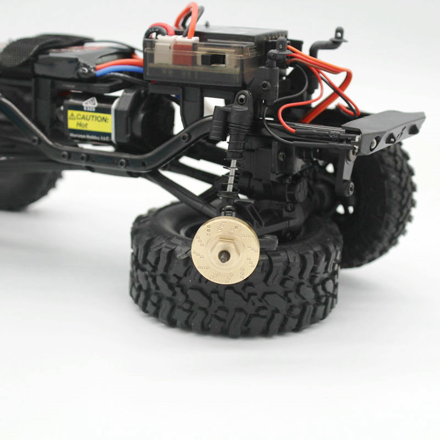 Rc Crawler Brass Upgrade Parts Weight - 12 個の高耐久真鍮ホイール六角アダプターバランスウェイト AXIAL SCX24 90081 アップグレード