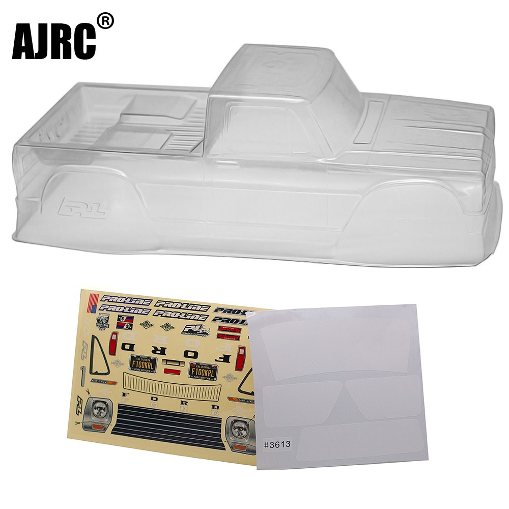 Rc Crawler Body Shell Clear 313Mm - ピックアップボディ用透明ハウジングキット,1:10 rcクローラー,trx4アキシャル,scx10 ii,90046,rgt 86100,cc01,tf2,yk4101,12.3 