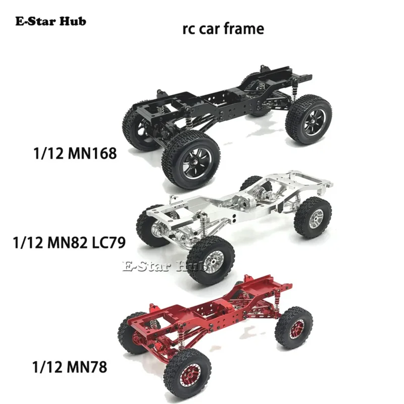 Metal Chassis Frame Rc Crawler - RC カーフルメタルシャーシフレーム 1/12 MN78 MN82 LC79