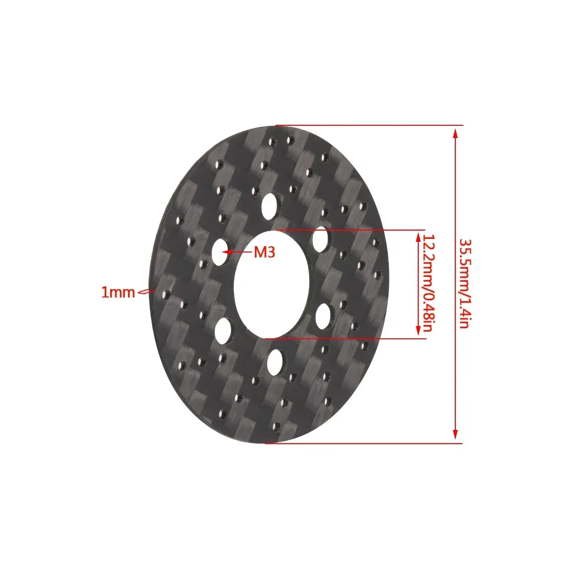 Slw-rcクローラー用ブレーキローター,カーボンファイバー - Rc Crawler Beadlock Wheels 1.9 2.2 のレビューと価格