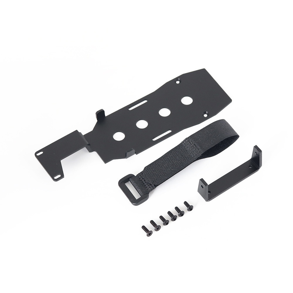 1/10 rcクローラー用バッテリー取り付けプレートトレイ, - Metal Chassis Frame Rc Crawler のレビューと価格