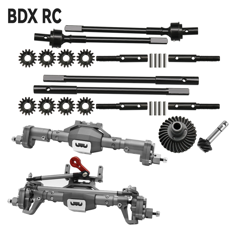 Bdxrc scx10iiメタルアルミニウムポータルアクスル - Portal Axle Metal Set Scx10 のレビューと価格