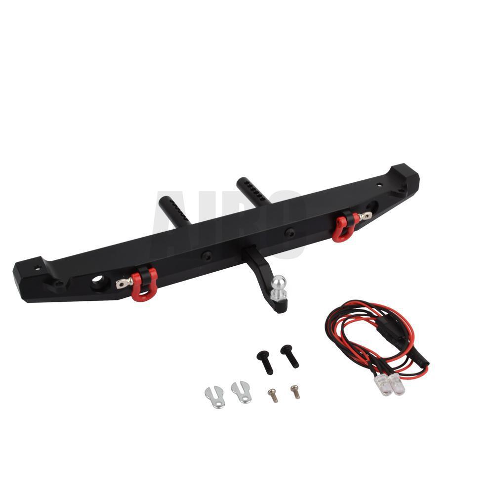 金属製リアバンパー LED ライト付き 1:10 RC クロ - Metal Chassis Frame Rc Crawler のレビューと価格