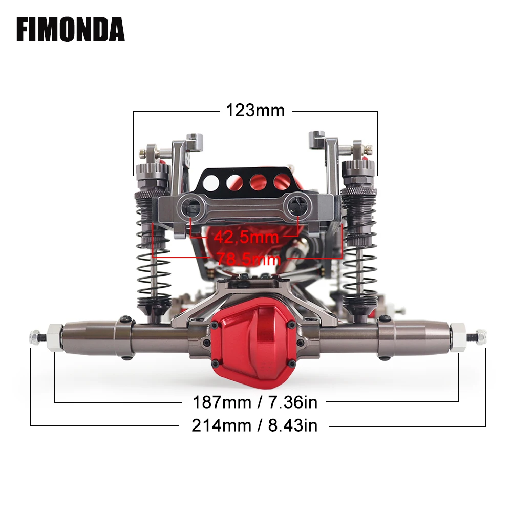 Fimonda-rcクローラーメタルシャーシキット1/10  - Metal Chassis Frame Rc Crawler のレビューと価格