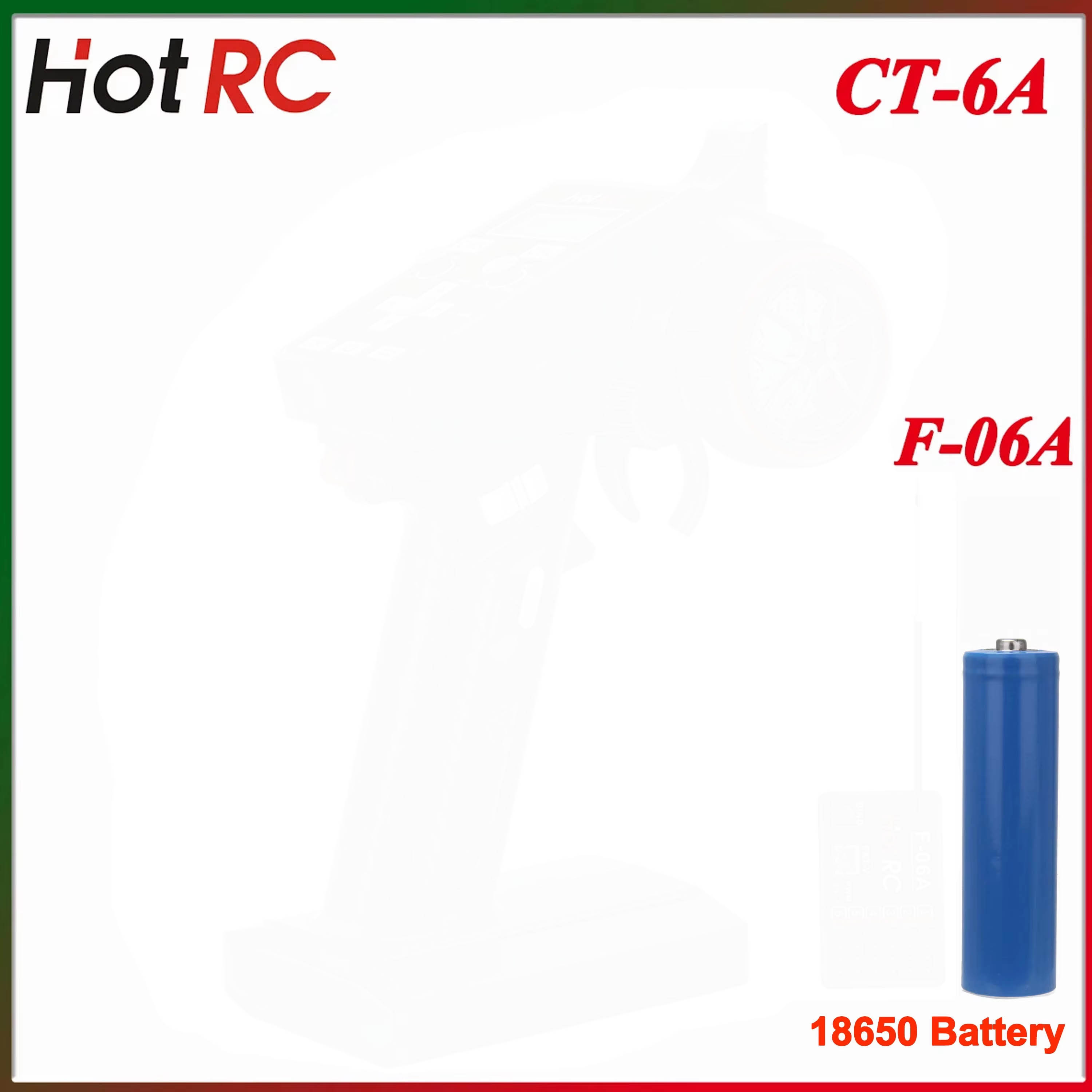 HotRC CT-6A 2.4G 6CH 6チャンネル片手操 - Rc Car Transmitter Receiver 6 Channel のレビューと価格