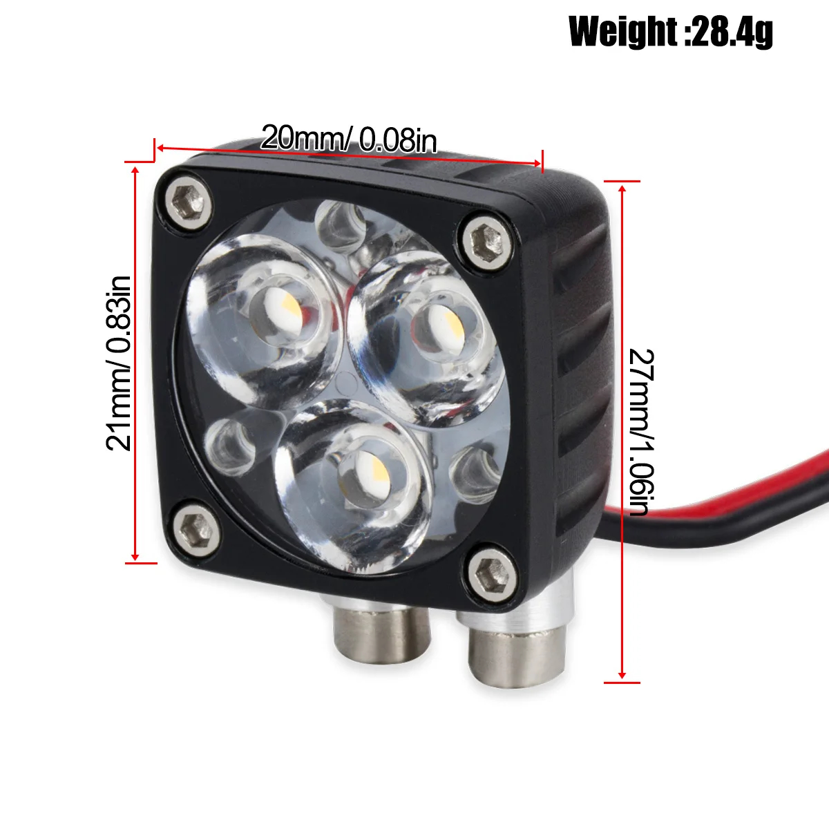 RCカー照明キット フレキシブルLEDライトバー スクエアラ - Rc Crawler Led Light Kit Controller のレビューと価格