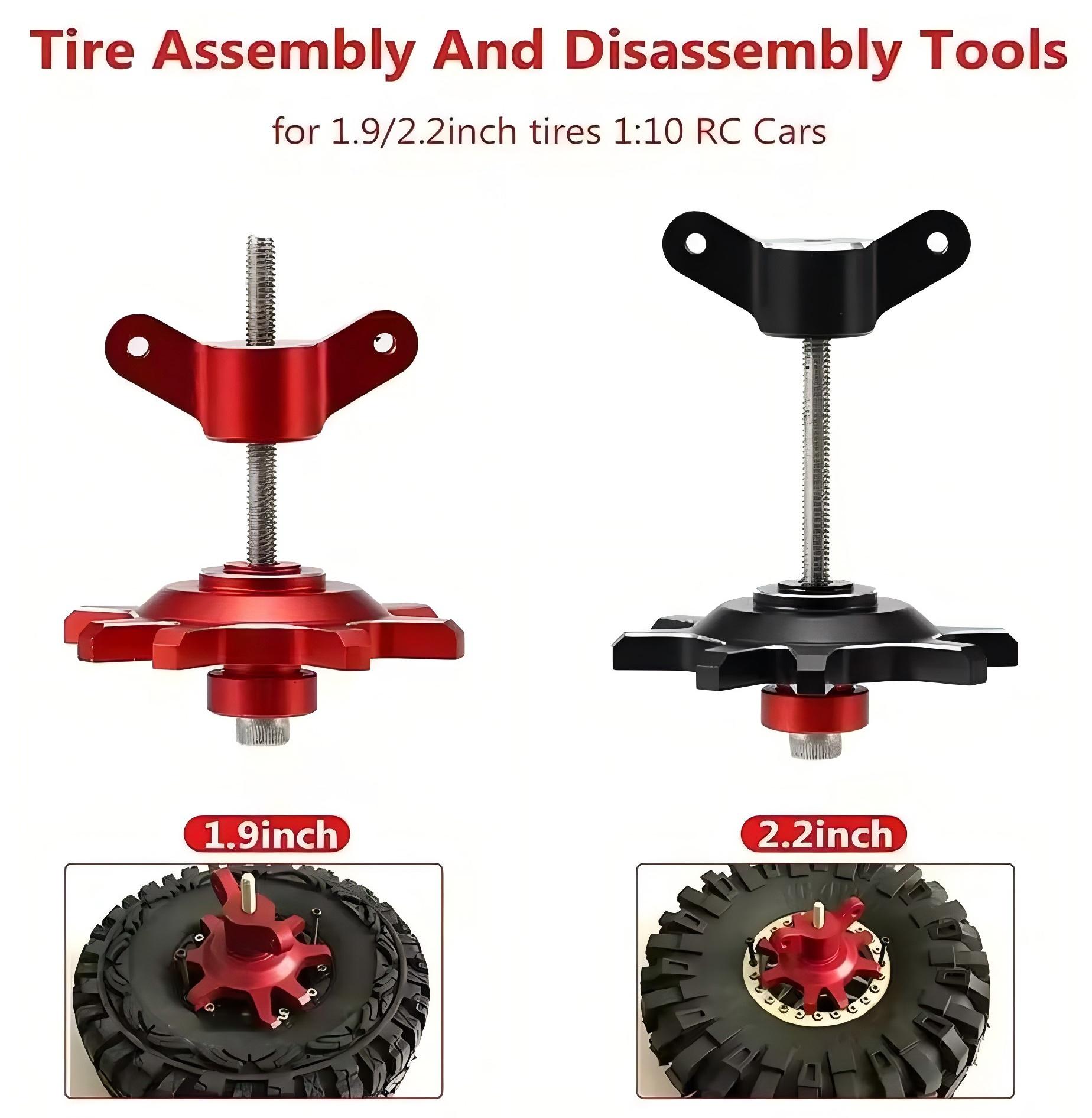 1.9インチ、2.2インチホイール用RCビードロックツールキ - Rc Crawler Beadlock Wheels 1.9 2.2 のレビューと価格