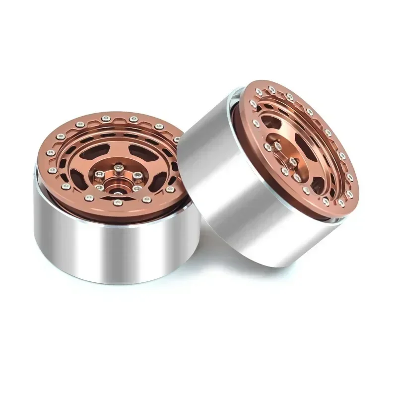 1/10 RCクローラー用CNCアルミ合金製2.2インチビー - Rc Crawler Beadlock Wheels 1.9 2.2 のレビューと価格