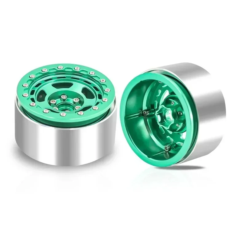 1/10 RCクローラー用CNCアルミ合金製2.2インチビー - Rc Crawler Beadlock Wheels 1.9 2.2 のレビューと価格