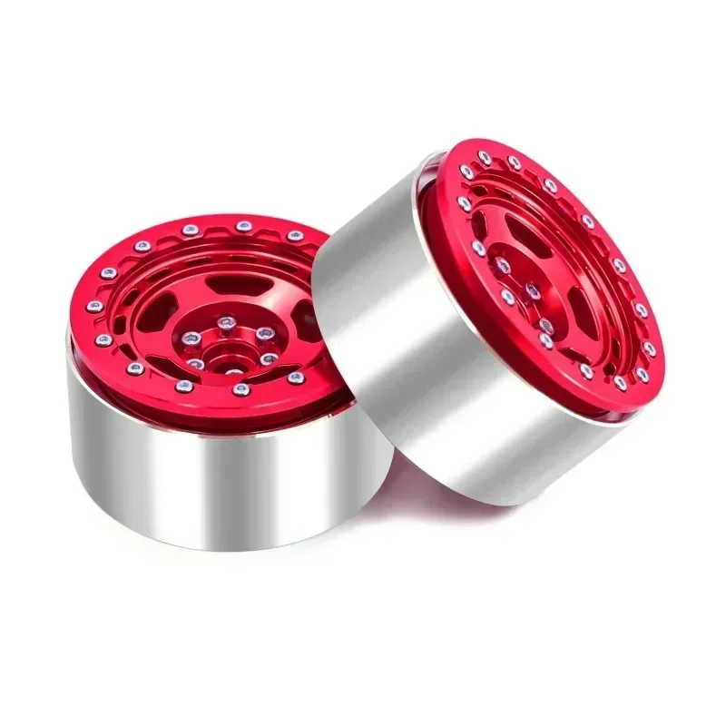 1/10 RCクローラー用CNCアルミ合金製2.2インチビー - Rc Crawler Beadlock Wheels 1.9 2.2 のレビューと価格