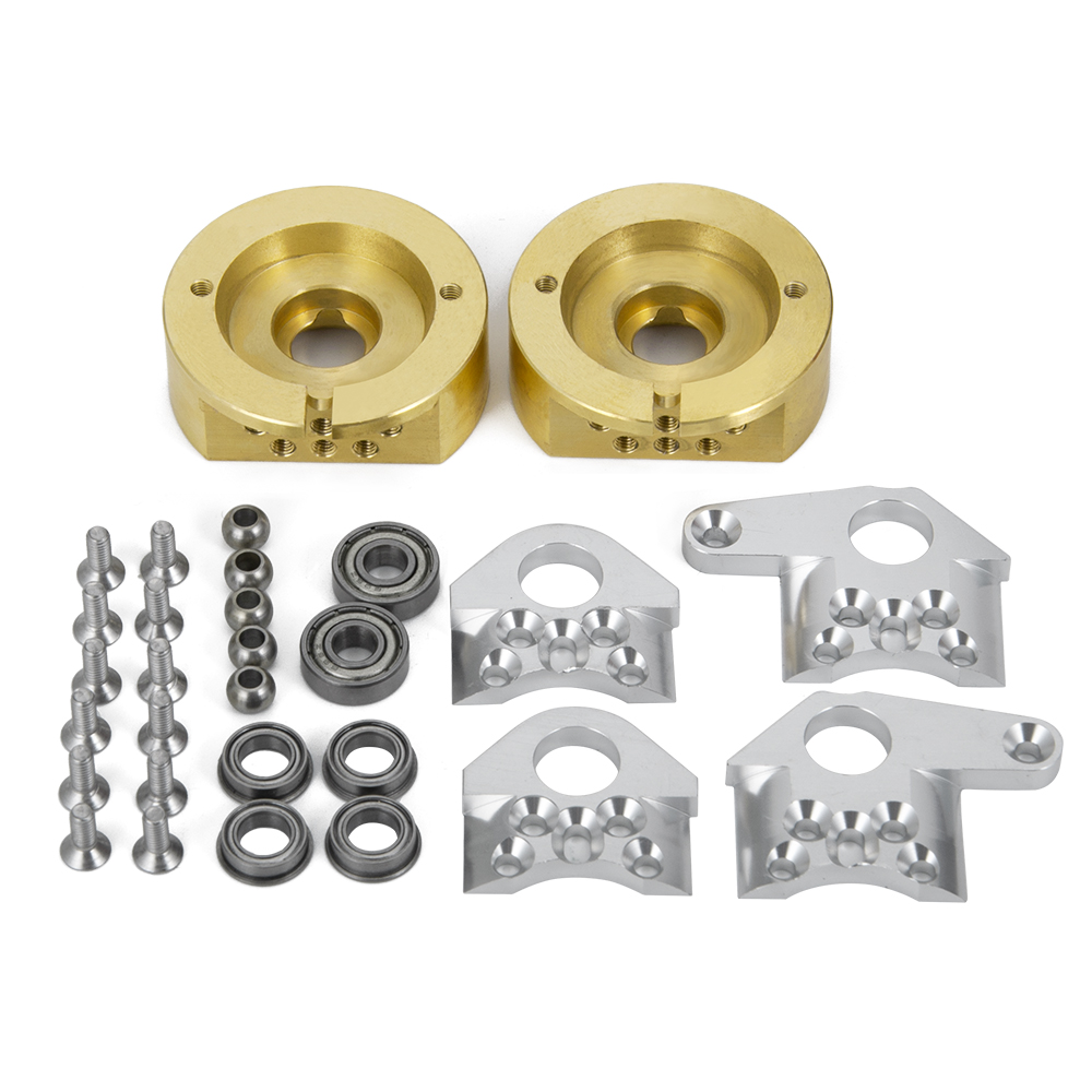 AXSPEED ポータルドライブハウジング真鍮カウンターウェ - Rc Crawler Brass Upgrade Parts Weight のレビューと価格