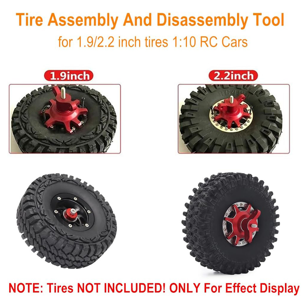 1/10スケールのRCクローラーカー用、1.9インチおよび2 - Rc Crawler Beadlock Wheels 1.9 2.2 のレビューと価格