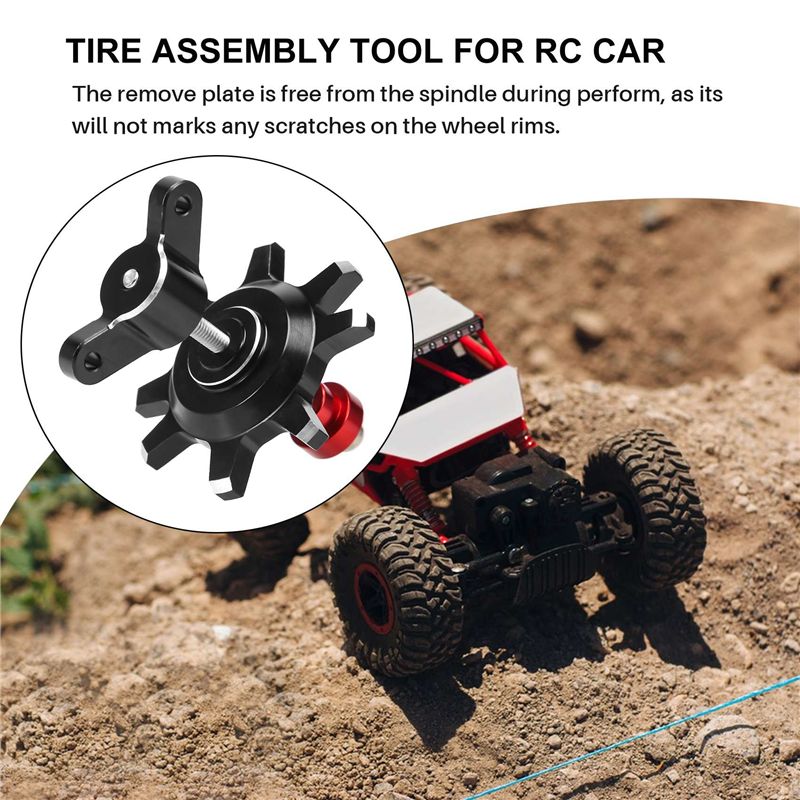AFOURT - 1/10スケールのRCクローラーカー用、1 - Rc Crawler Beadlock Wheels 1.9 2.2 のレビューと価格