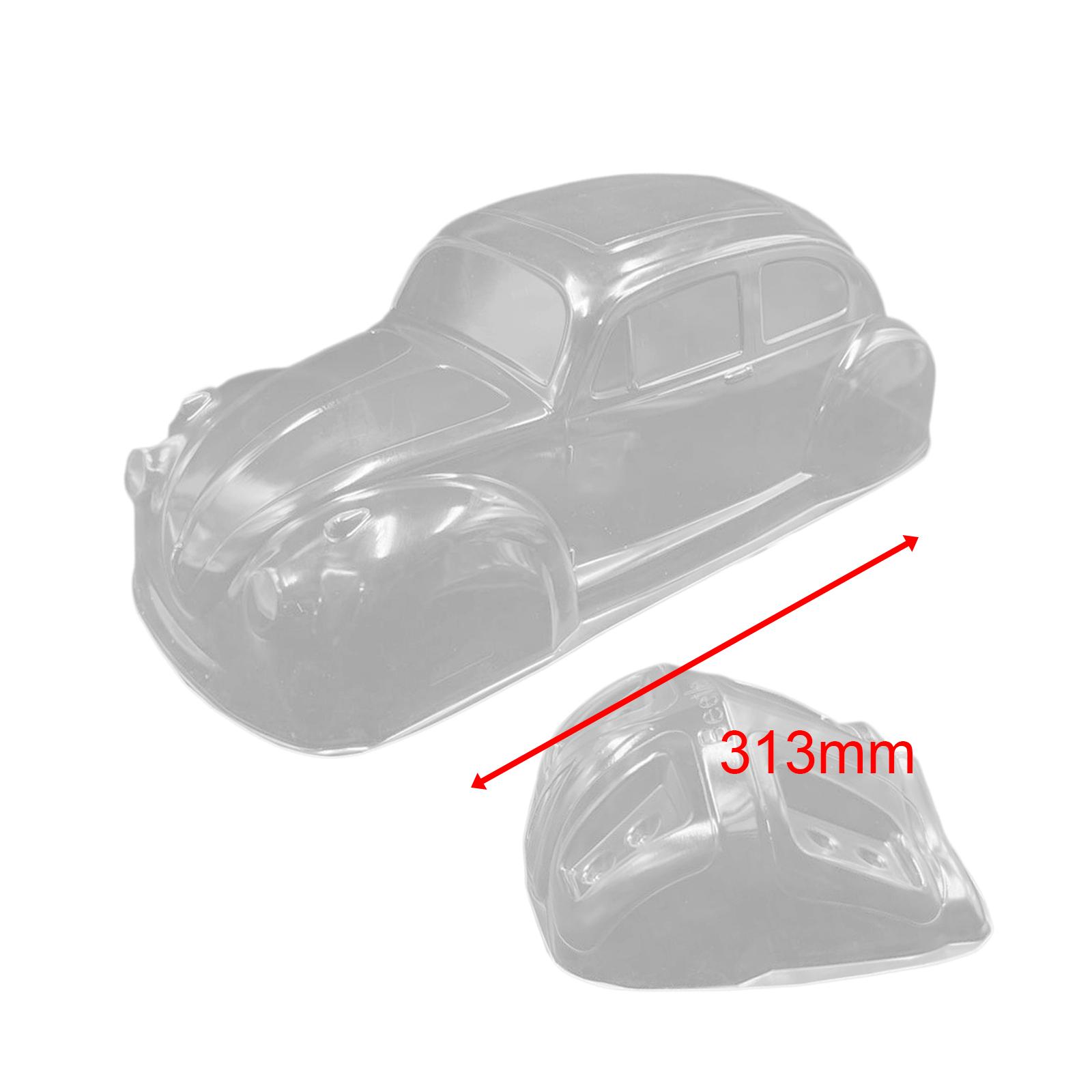 1/10スケールRCクローラー用、透明PC製ボディシェルフレ - Rc Crawler Body Shell Clear 313Mm のレビューと価格