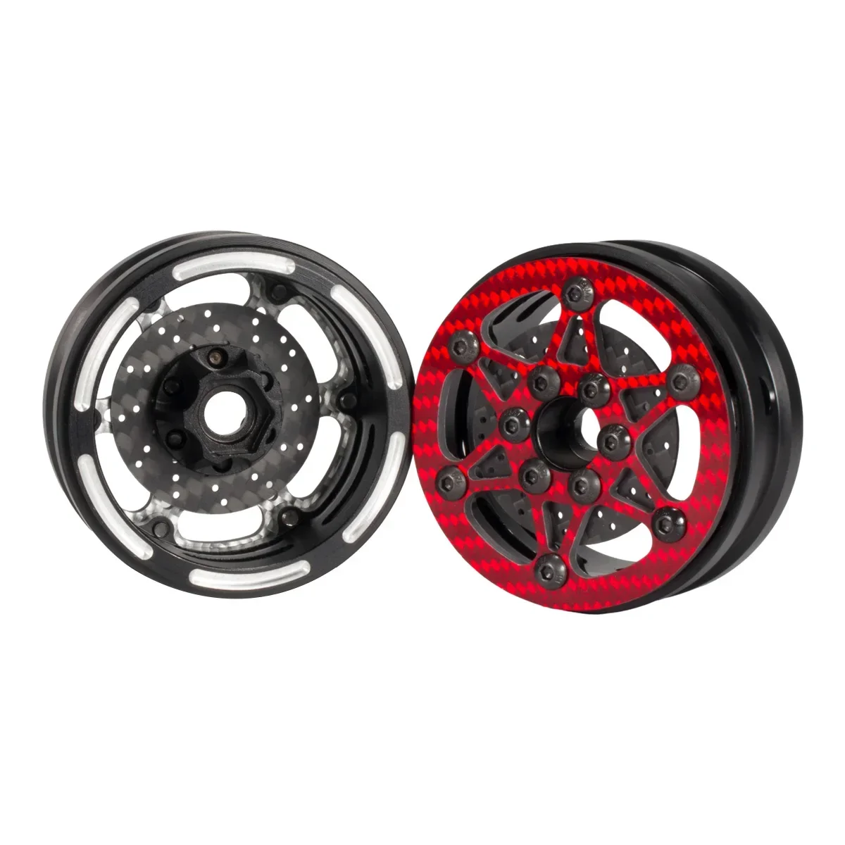 Rcクローラー、ホイールハブ、ベダロックリム、アップグレード - Rc Crawler Beadlock Wheels 1.9 2.2 のレビューと価格