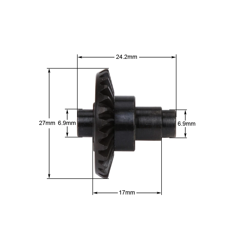 金属8t/24t/27t/30t/33トン傘歯車セットオーバ - Portal Axle Metal Set Scx10 のレビューと価格