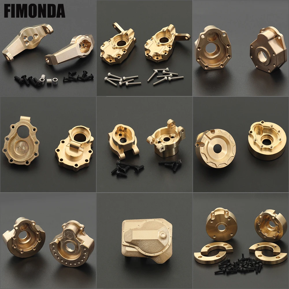 真鍮ヘビーデューティカウンターウェイトセットポータルドライブ - Rc Crawler Brass Upgrade Parts Weight のレビューと価格