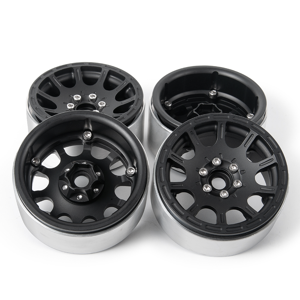 AXSPEED-ビードロックホイールリム,合金金属,1,10 - Rc Crawler Beadlock Wheels 1.9 2.2 のレビューと価格