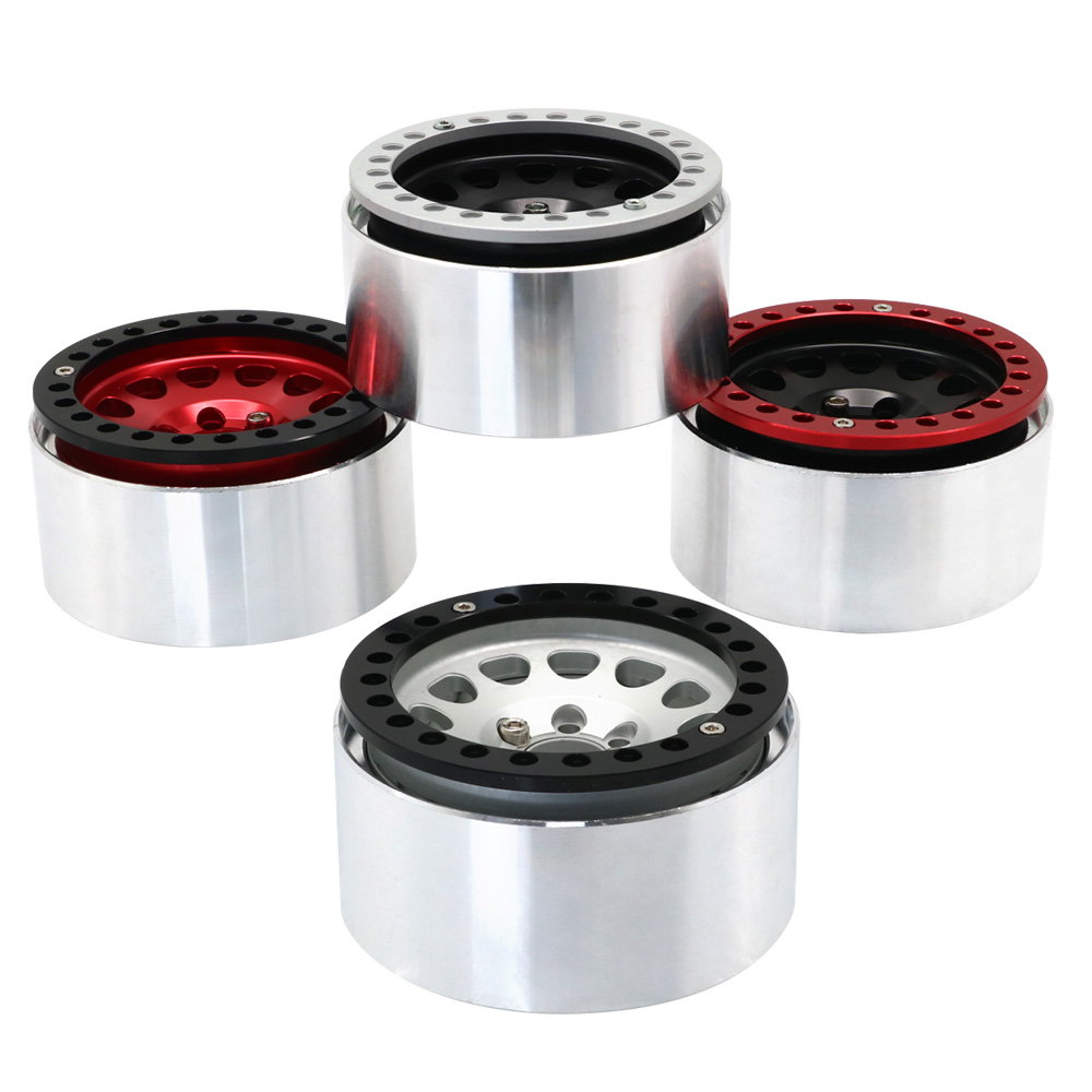 1個 1/10 RCクローラー CNCアルミ合金 2.2イン - Rc Crawler Beadlock Wheels 1.9 2.2 のレビューと価格
