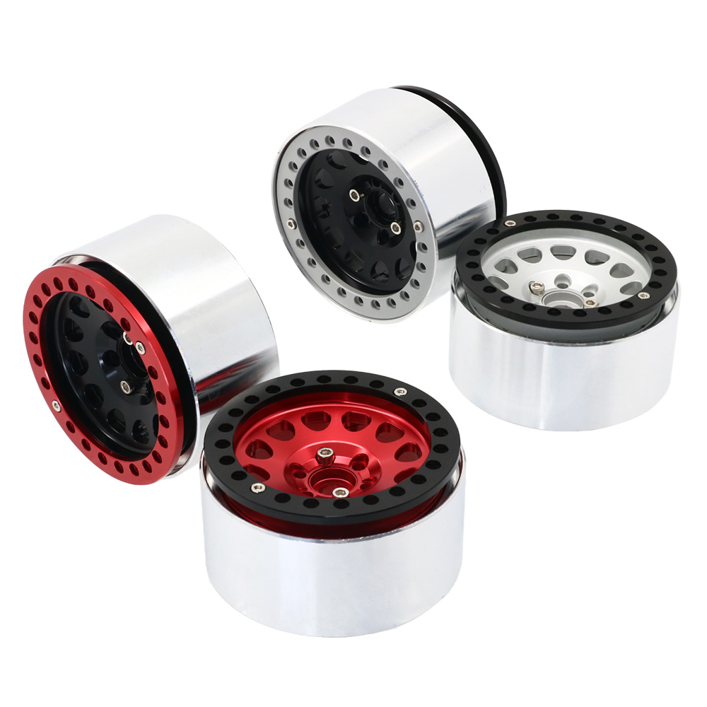 1個 1/10 RCクローラー CNCアルミ合金 2.2イン - Rc Crawler Beadlock Wheels 1.9 2.2 のレビューと価格