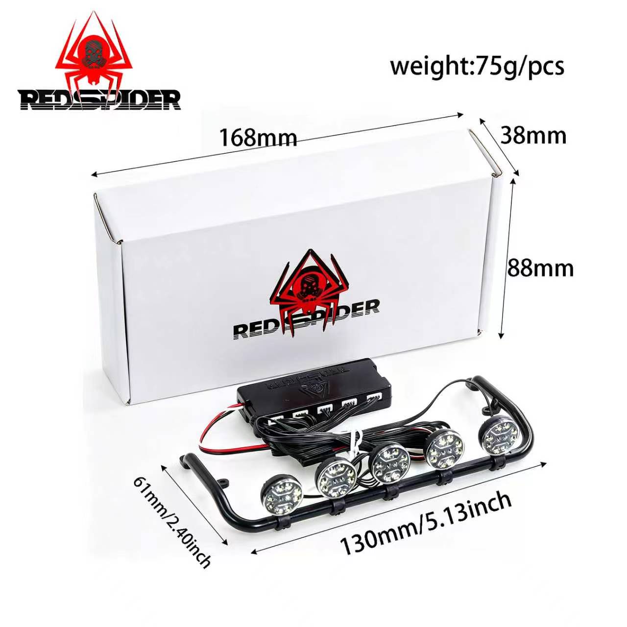 RC LEDライト ルーフライトバー テールライトキット 1 - Rc Crawler Led Light Kit Controller のレビューと価格