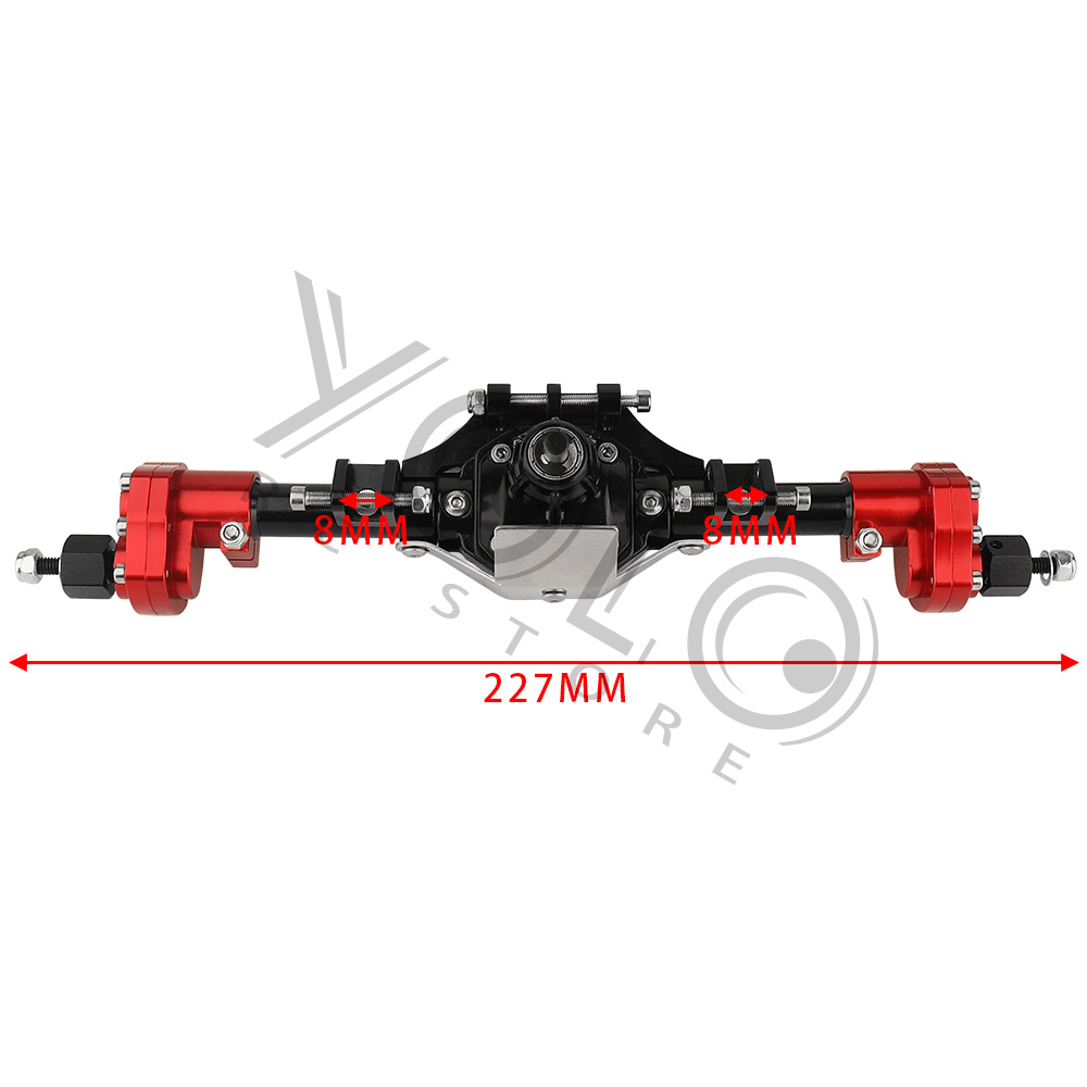SCX10 II 1/10 RCクローラー用、金属製ダイヤモ - Portal Axle Metal Set Scx10 のレビューと価格
