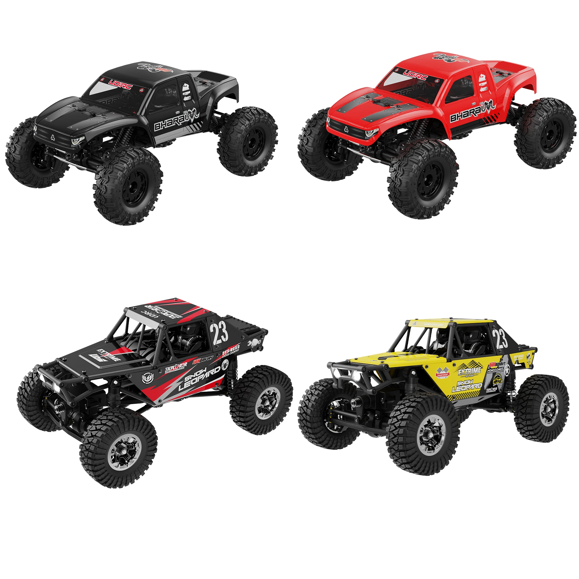 UDIRC 1/18、1/24スケール ミニRCクローラー  - Rc Rock Crawler Rtr Brushless のレビューと価格