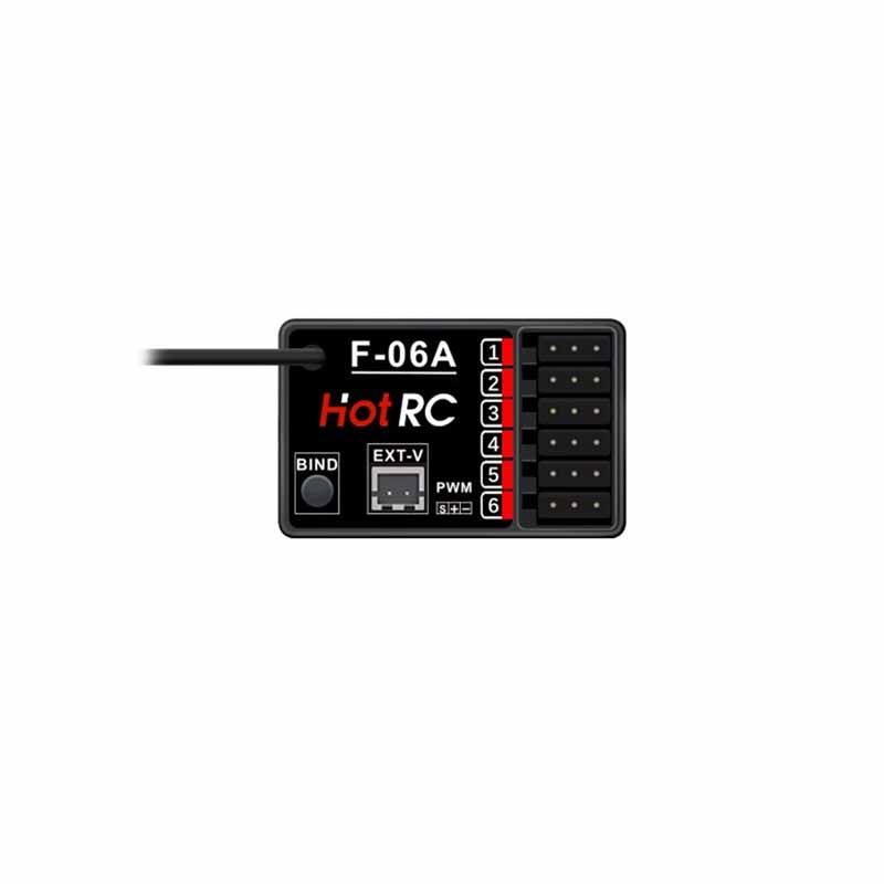 HOTRC 6CH 2.4Ghz F-06A F-06AT  - Rc Car Transmitter Receiver 6 Channel のレビューと価格