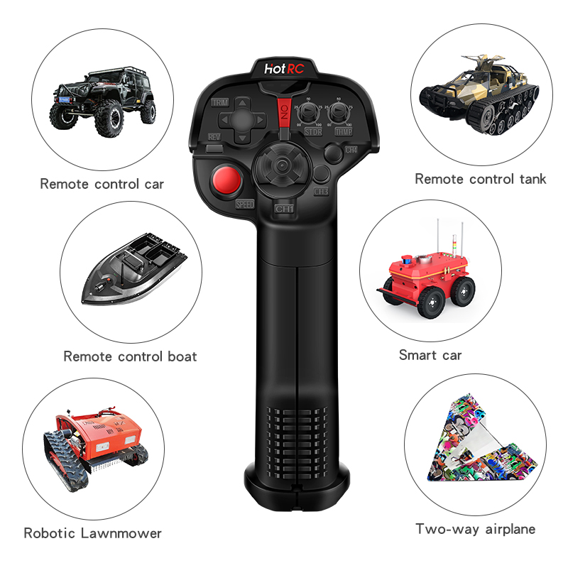 HotRC DS-4A 2.4GHz シングルハンド RC  - Rc Car Transmitter Receiver 6 Channel のレビューと価格