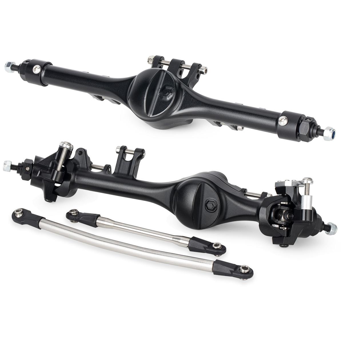 CNCアルミ製F10TポータルアクスルRCカー前後ストレート - Portal Axle Metal Set Scx10 のレビューと価格