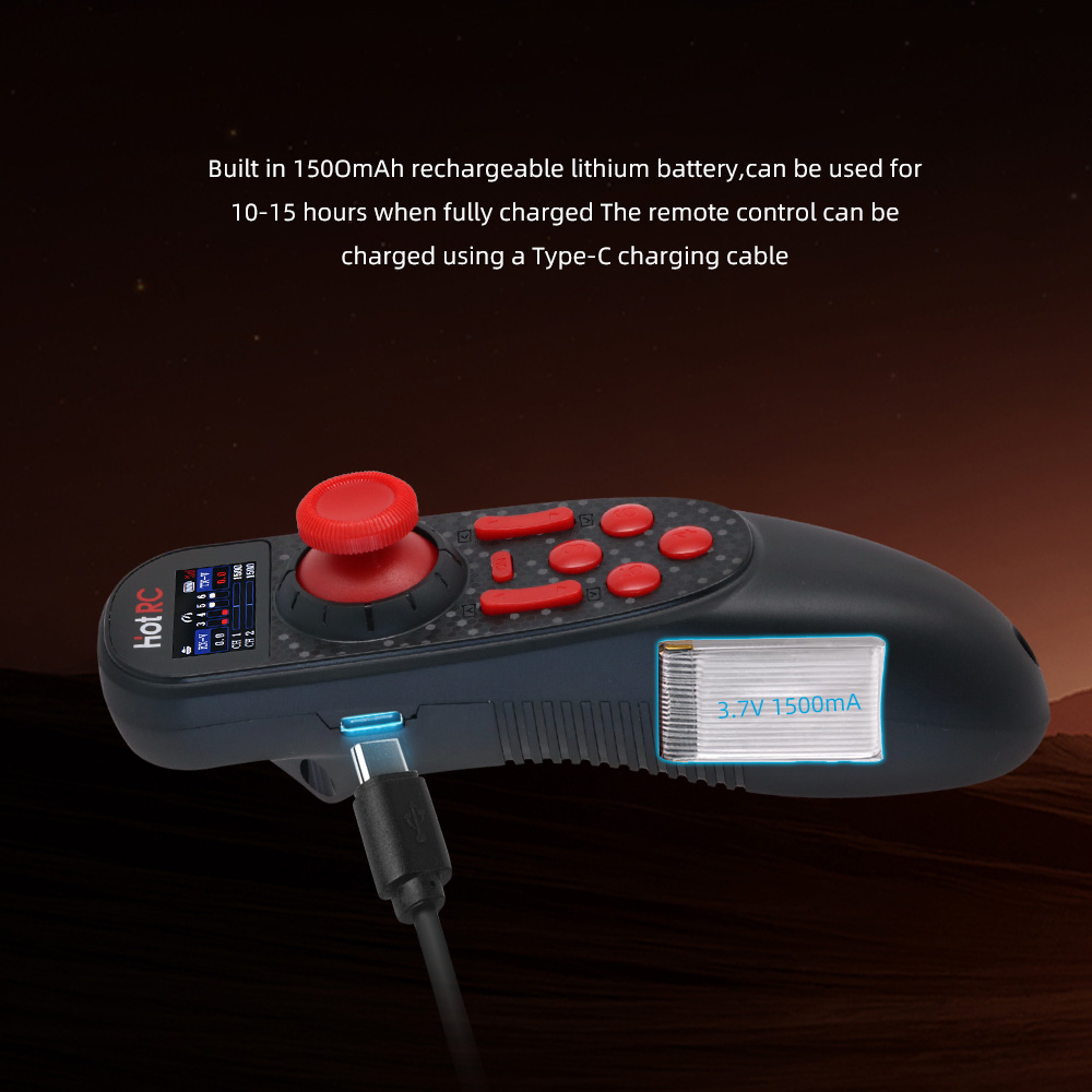 HOTRC DS-650 / DS-600 2.4G 6CH - Rc Car Transmitter Receiver 6 Channel のレビューと価格