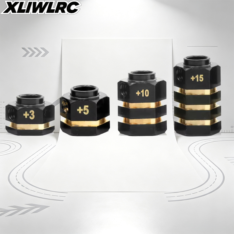 真鍮製の重り付き延長六角アダプター4個、TRX4/TRX6  - Rc Crawler Brass Upgrade Parts Weight のレビューと価格