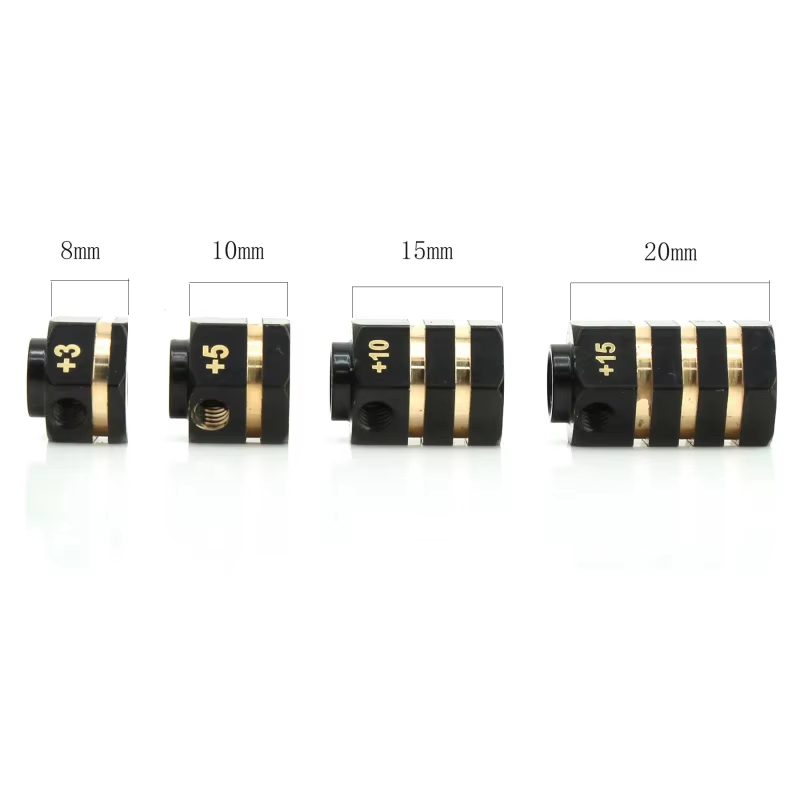 真鍮製の重り付き延長六角アダプター4個、TRX4/TRX6  - Rc Crawler Brass Upgrade Parts Weight のレビューと価格