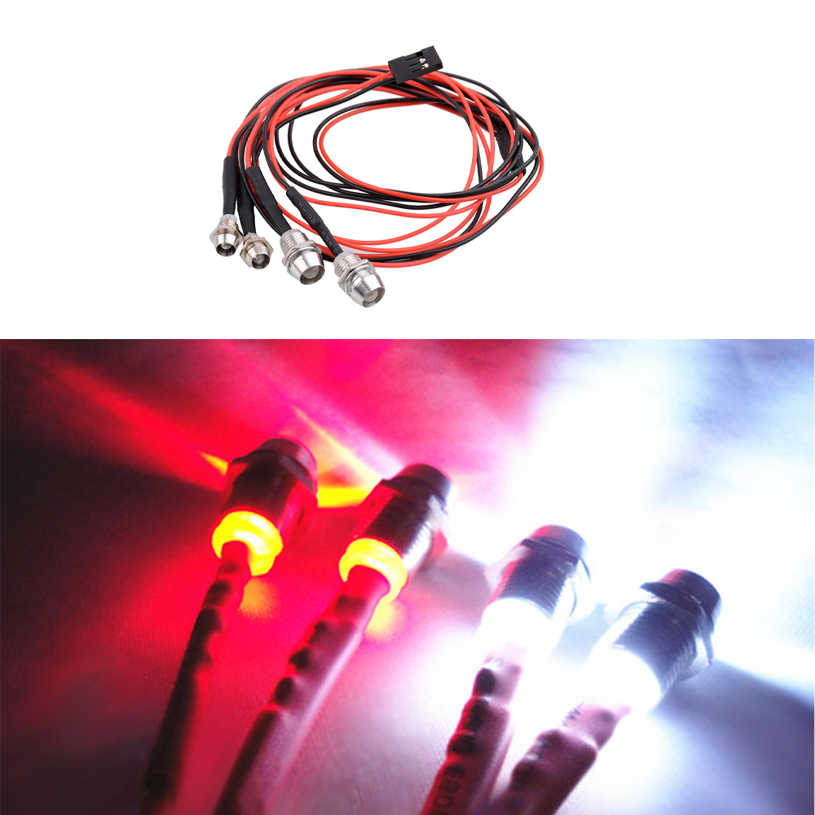RCカー用LEDライトキット RCカー クローラー トラ H - Rc Crawler Led Light Kit Controller のレビューと価格