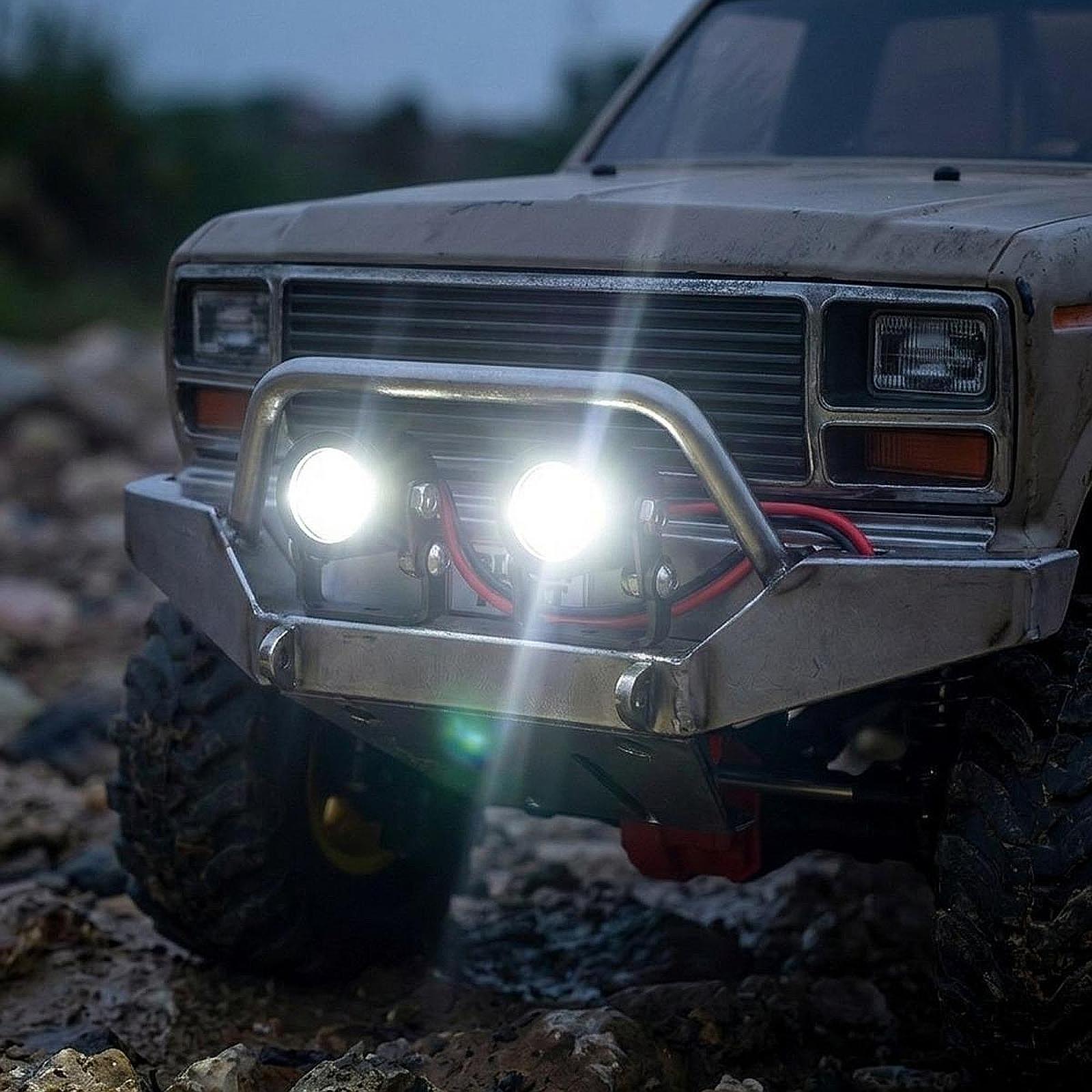 2個入り RCカー用ライト 明るいヘッドライト スポットライ - Rc Crawler Led Light Kit Controller のレビューと価格