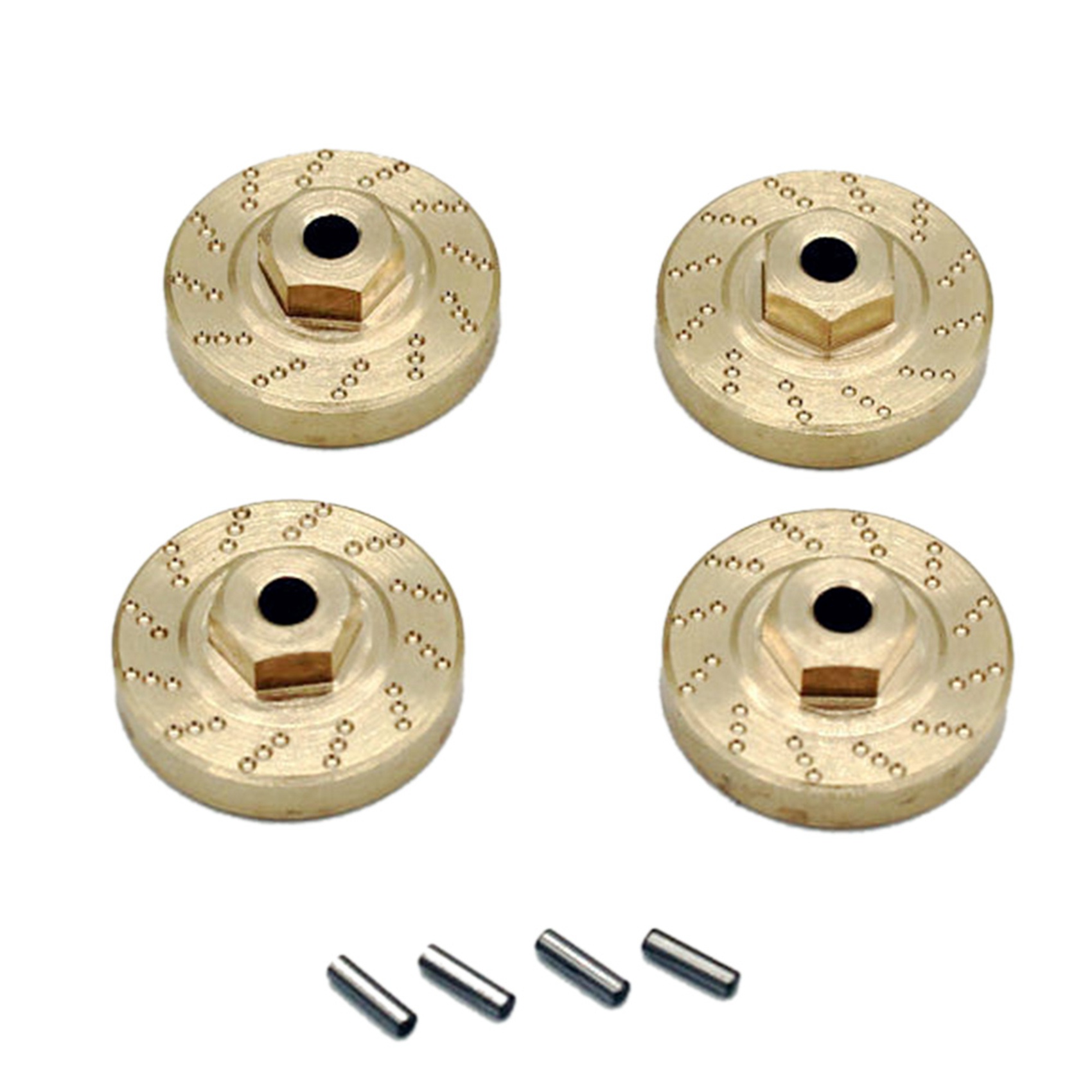 12 個の高耐久真鍮ホイール六角アダプターバランスウェイト  - Rc Crawler Brass Upgrade Parts Weight のレビューと価格
