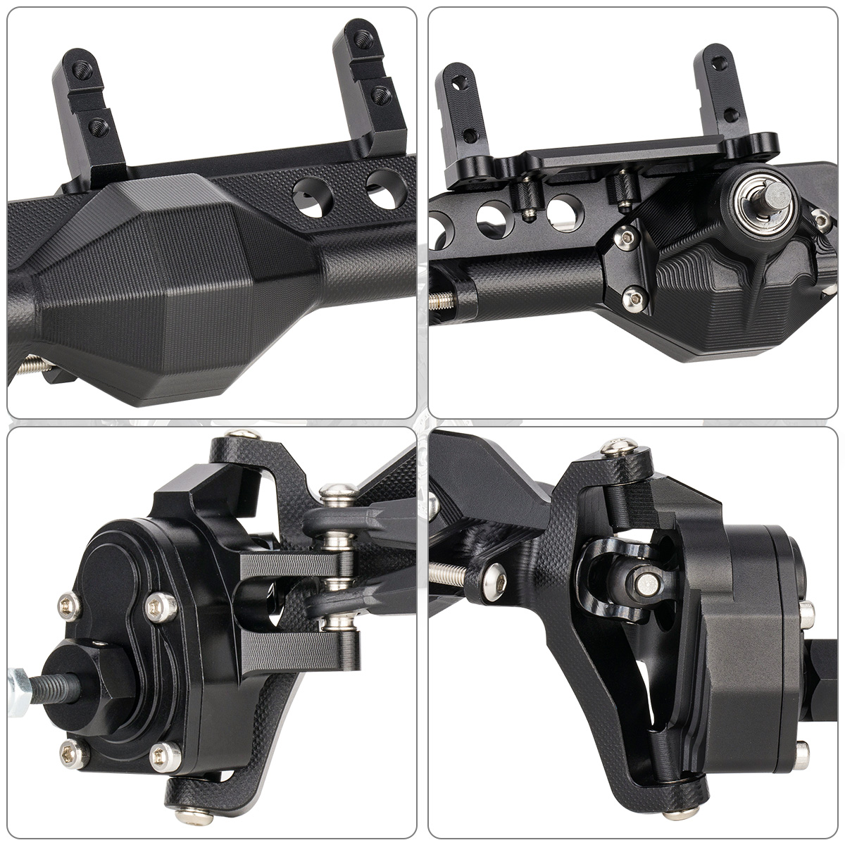 アルミニウム製4WSオフセットポータルアクスルセット、サーボ - Portal Axle Metal Set Scx10 のレビューと価格