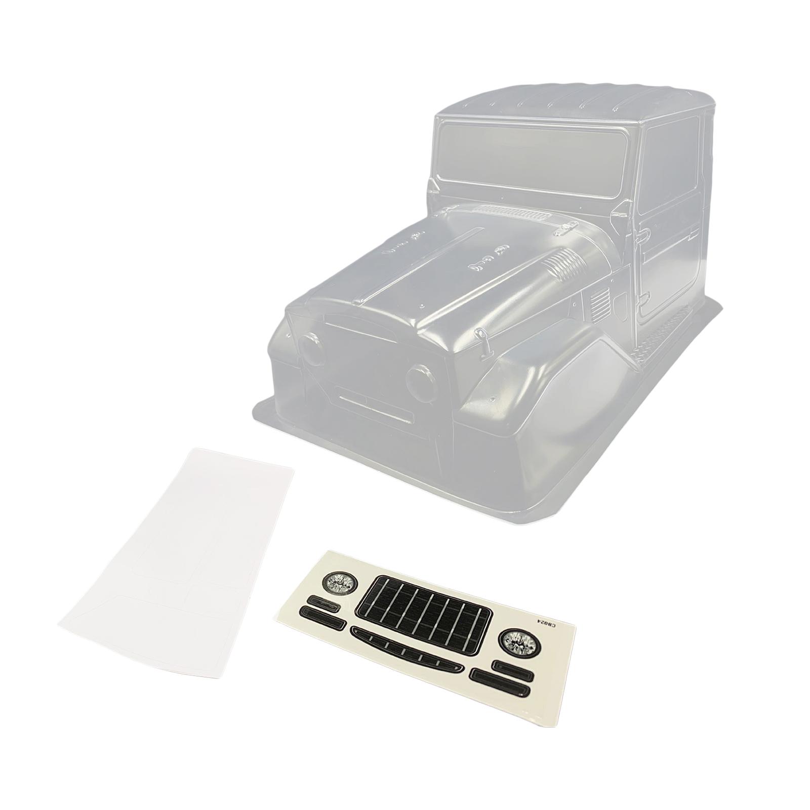 1/10スケールのRCトラック用キャブ。透明なボディで、塗装 - Rc Crawler Body Shell Clear 313Mm のレビューと価格