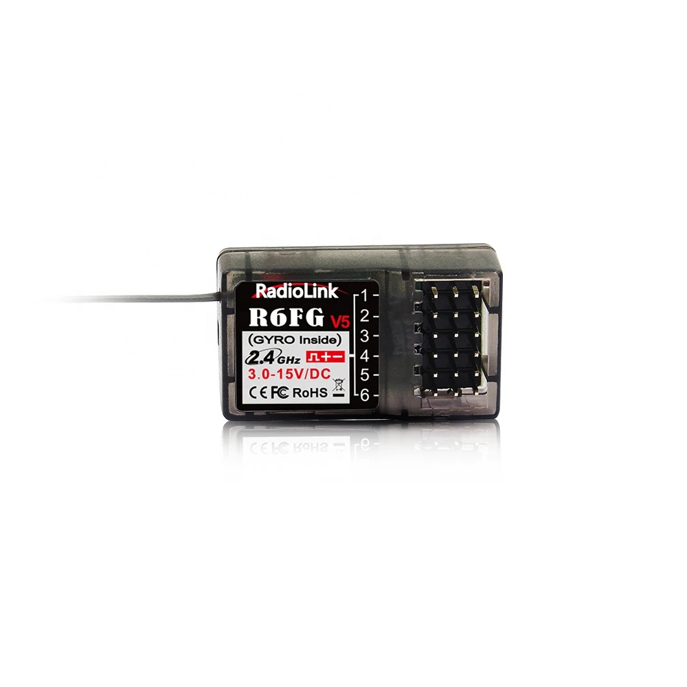 RadioLink R6FG V5 6チャンネルジャイロレシ - Rc Car Transmitter Receiver 6 Channel のレビューと価格