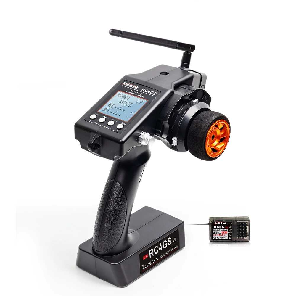 RadioLink RC4GS V3 2.4G 5CH送信機 - Rc Car Transmitter Receiver 6 Channel のレビューと価格