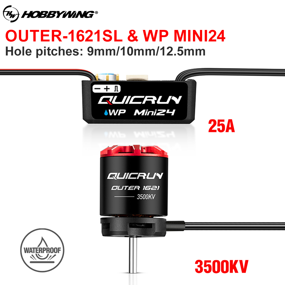 HOBBYWING QUICRUN WP-MINI24 25 - Brushless Motor Esc Combo Rc Crawler のレビューと価格