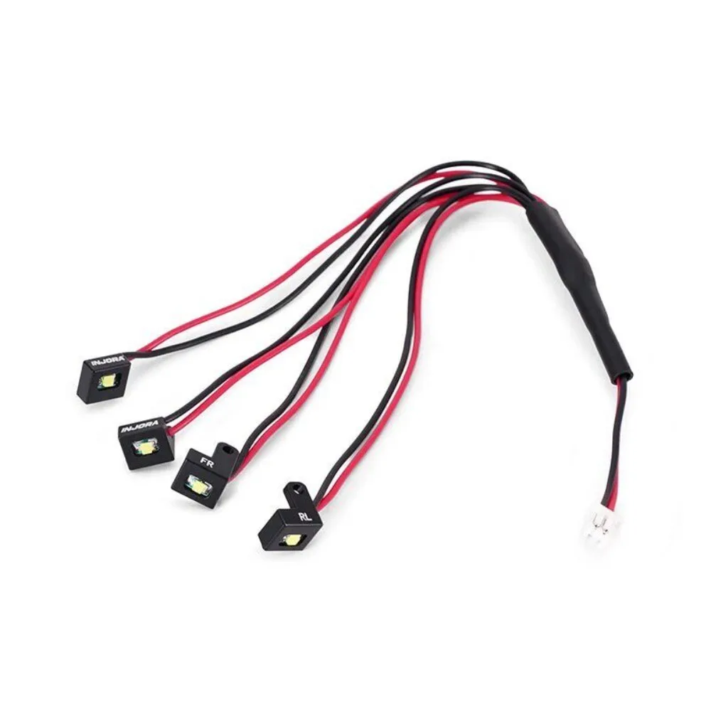 RCクローラー用 4連LEDホワイトシャーシ ロックライト  - Rc Crawler Led Light Kit Controller のレビューと価格