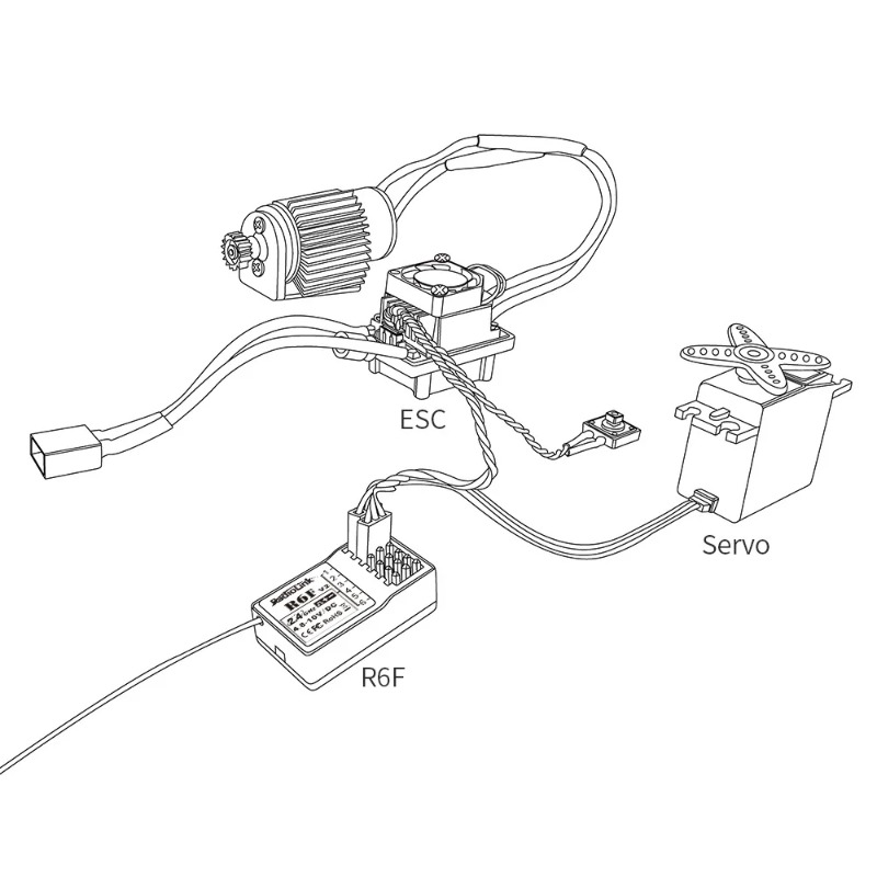 Radiolink R6F レシーバー 6 チャンネル 2. - Rc Car Transmitter Receiver 6 Channel のレビューと価格